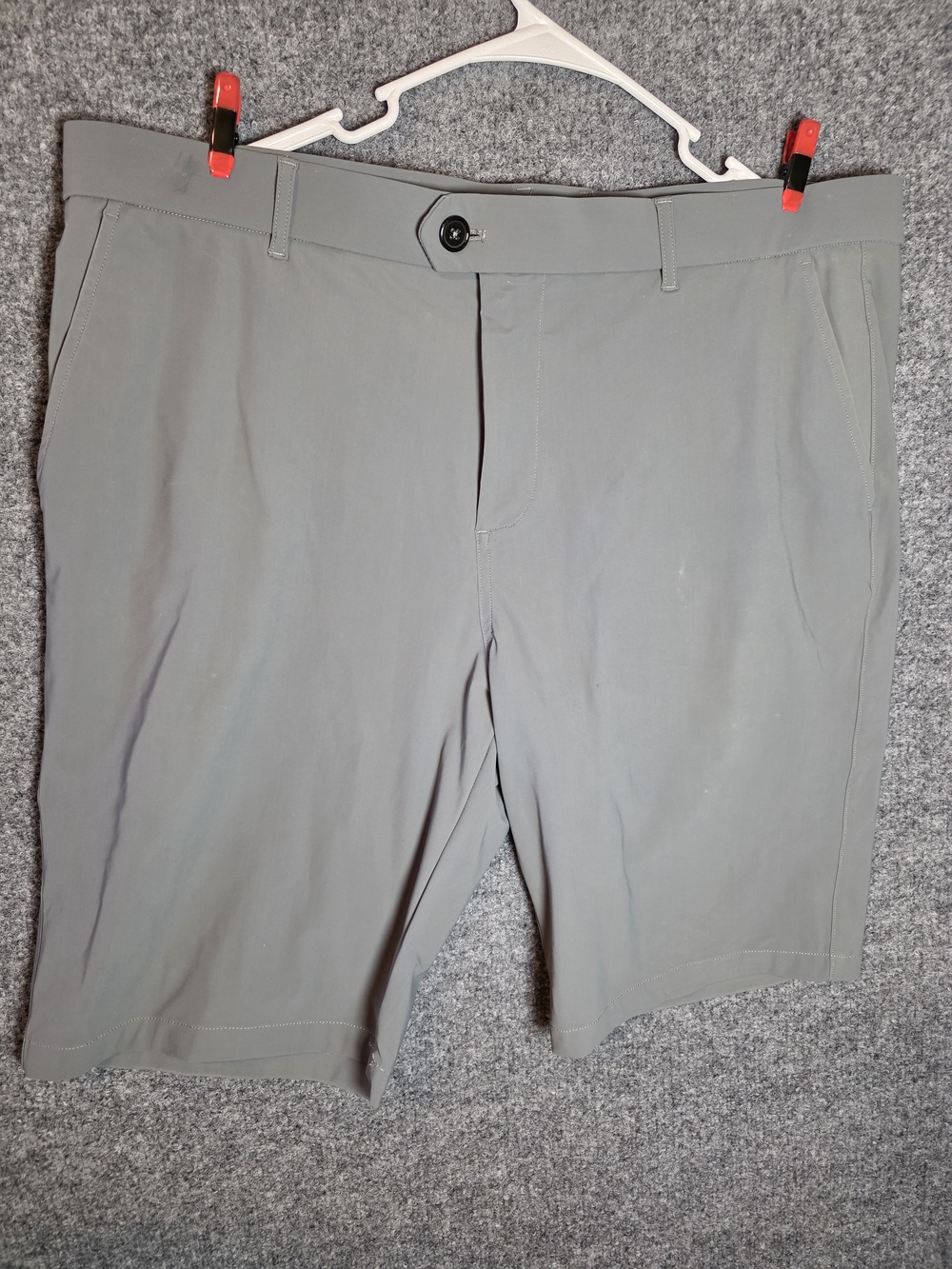 Greyson Montauk Shorts Men’s 38 Gray Golf Performance Stretch Chino Shorts